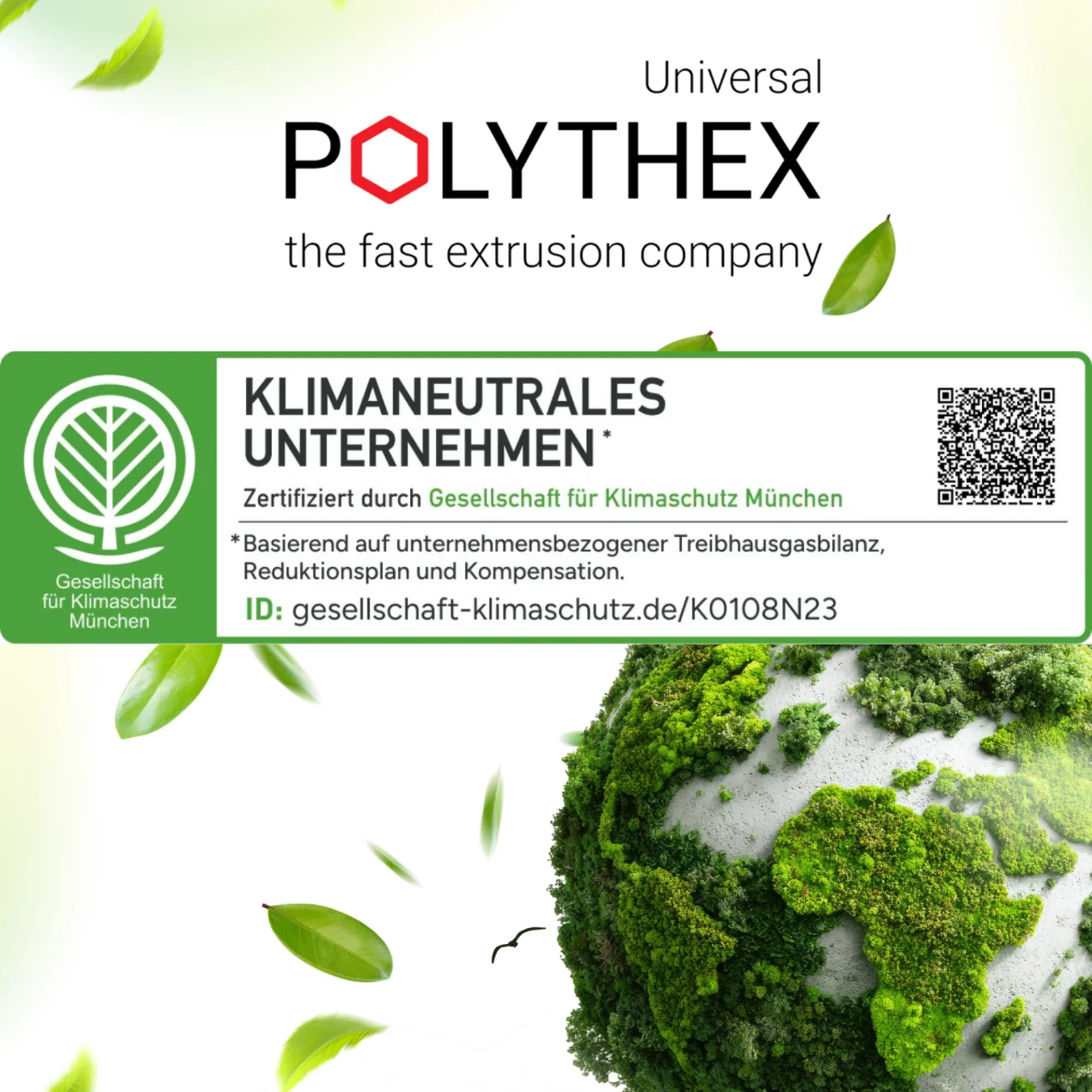 Unser Engagement für den Klimaschutz wurde erneut zertifiziert!